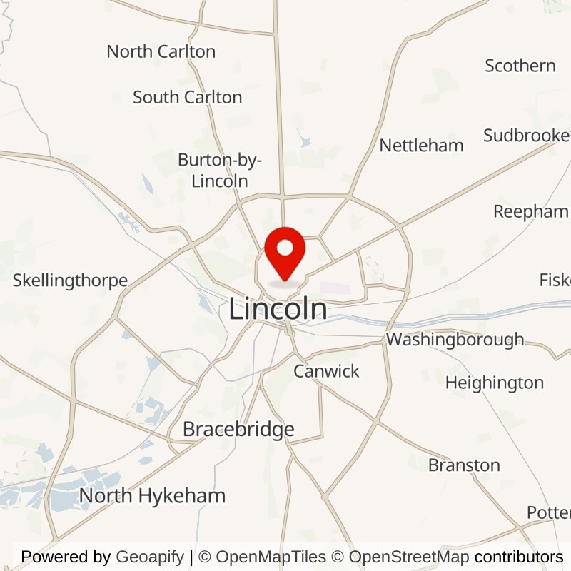 Lincoln Cathedral  map