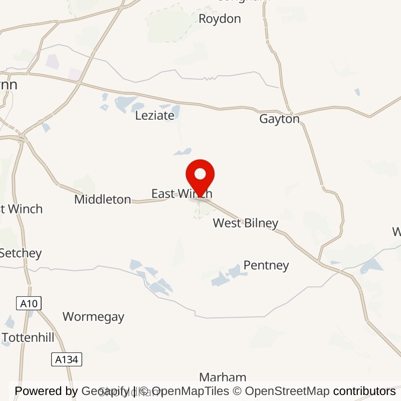 East Winch, Norfolk, United Kingdom map