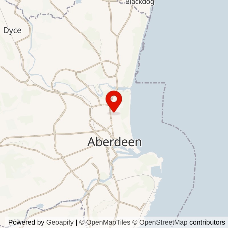 Aberdeen Sports Village map