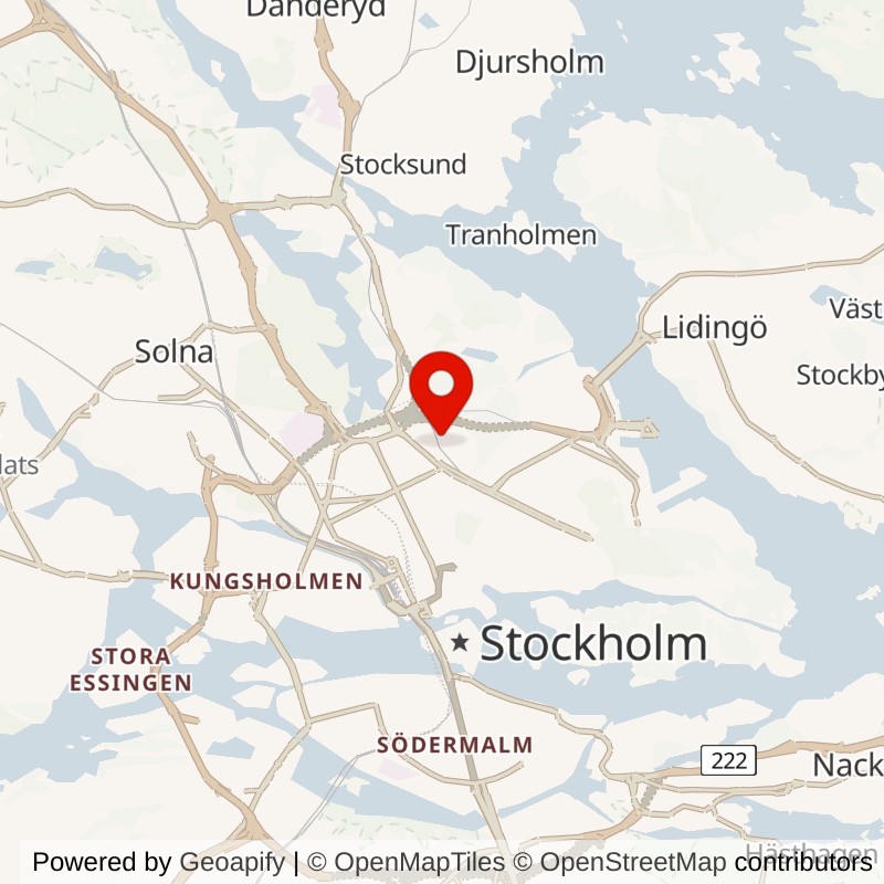 Stockholm, Sweden map