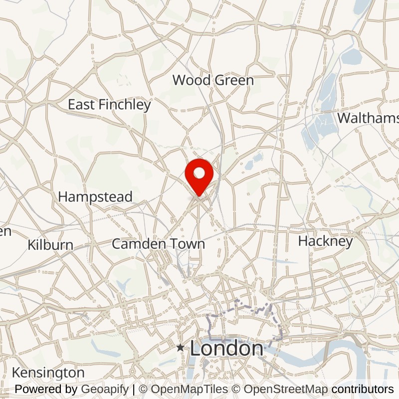 Holloway, London map