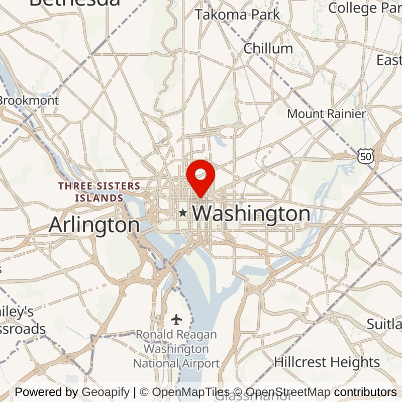 Arc'teryx, Washington, DC map