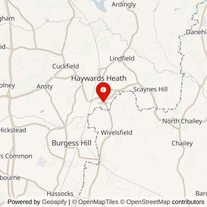 Haywards Heath map