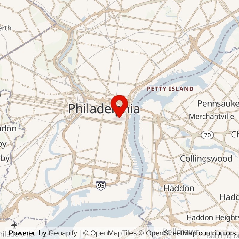 Society Hill, Philadelphia map