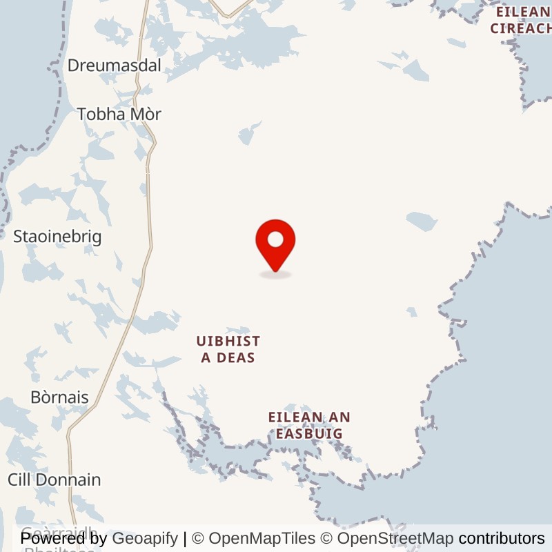 South Uist map