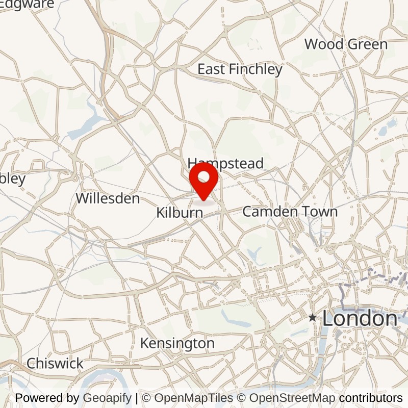 West Hampstead map
