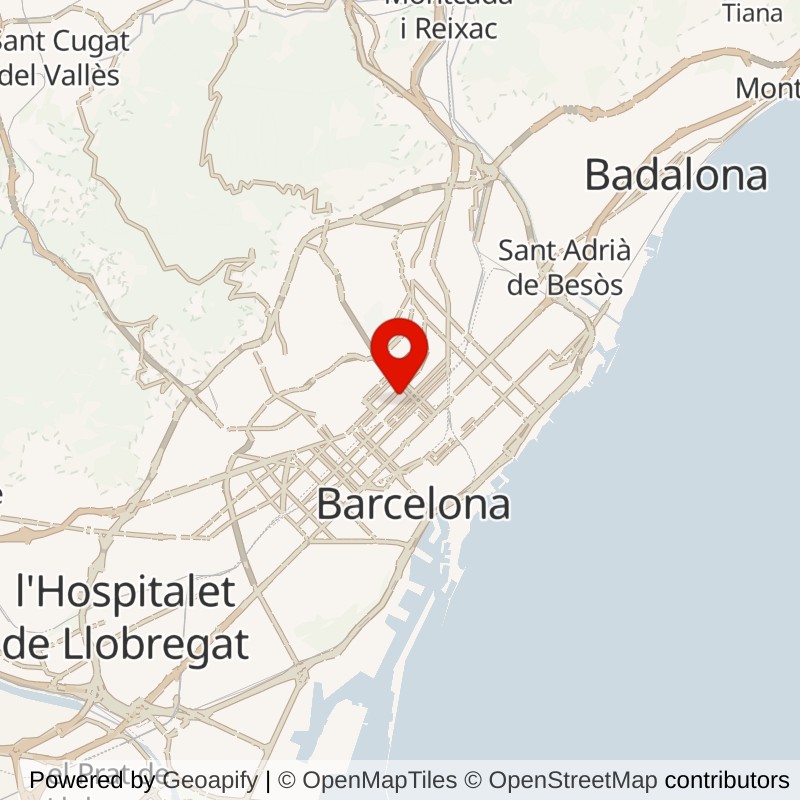 Basílica de la Sagrada Família map