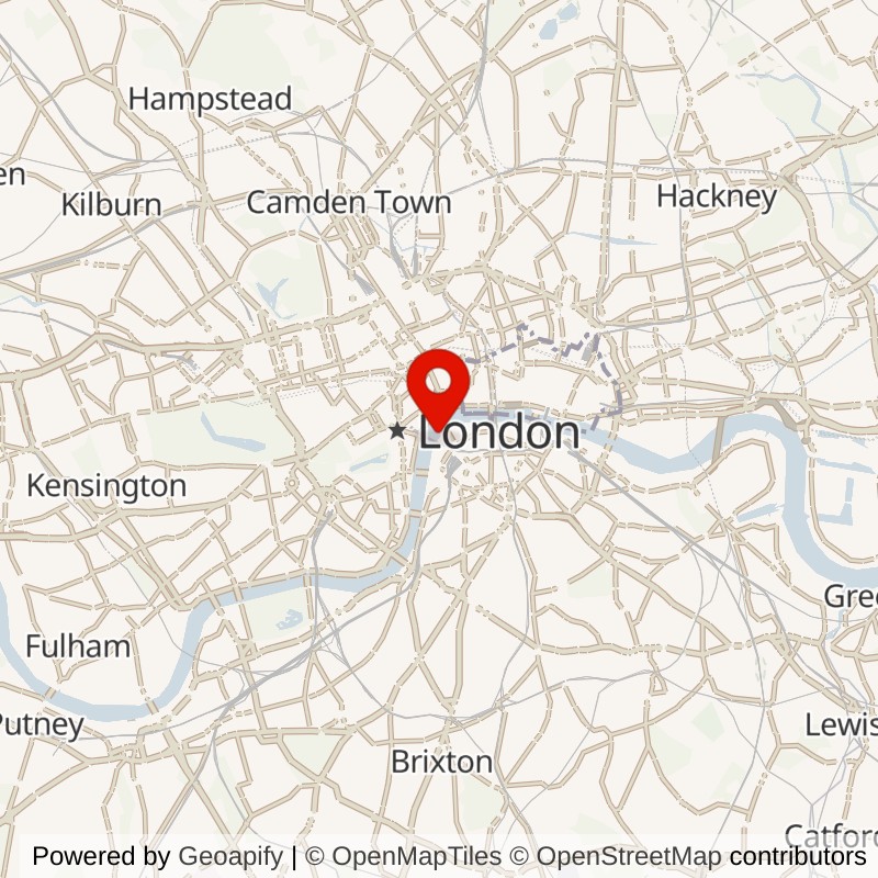 South Bank London map
