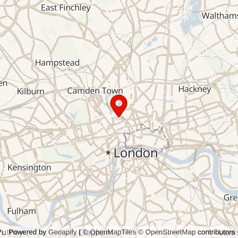 St Pancras, London map