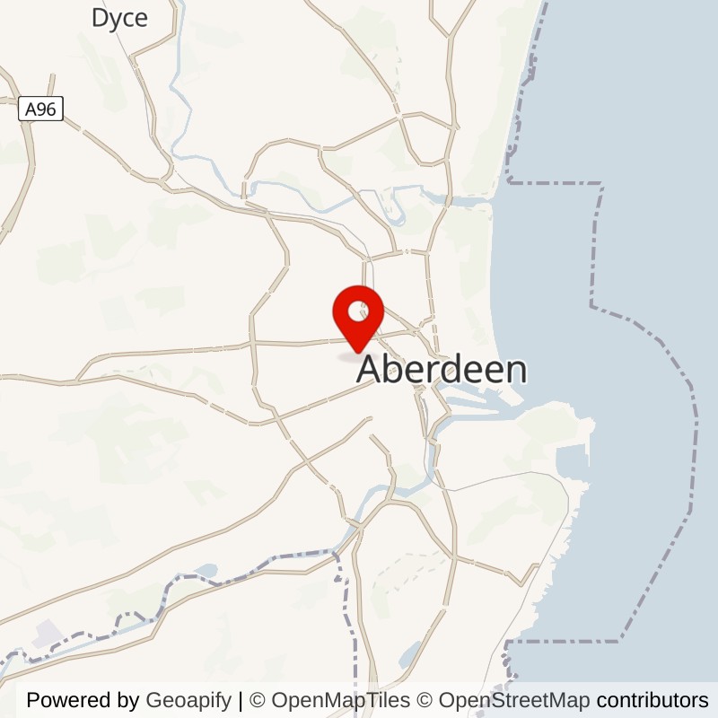Rosemount, Aberdeen map