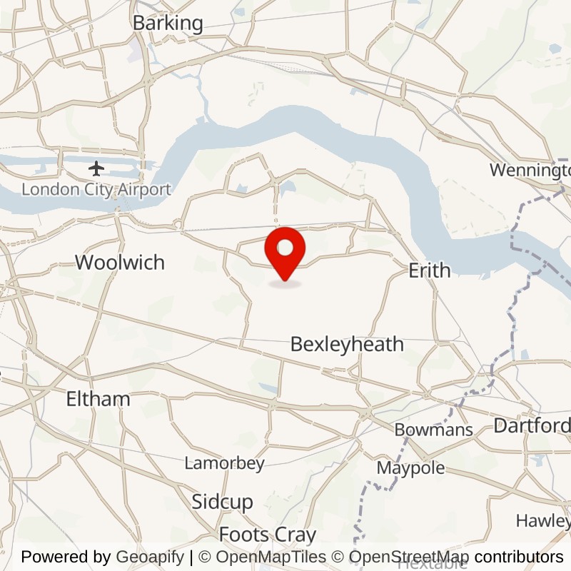 West Heath, London map