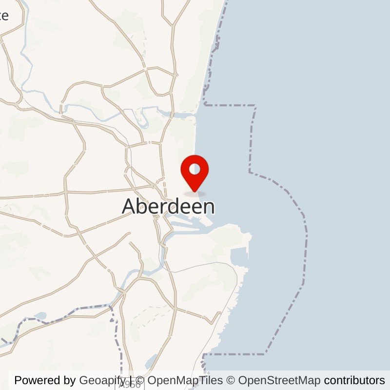 Aberdeen Beach Front map