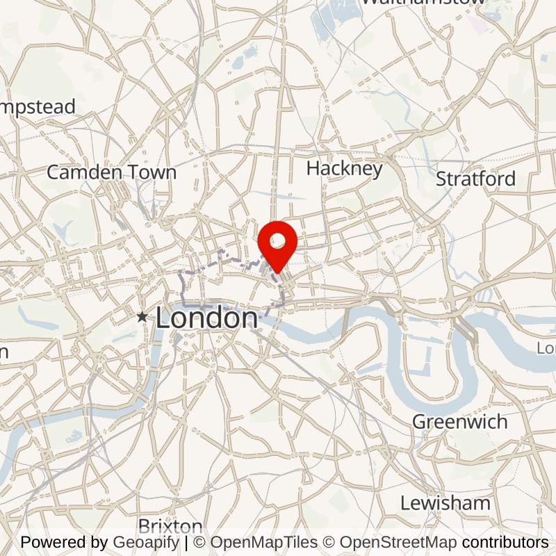 Spitalfields map