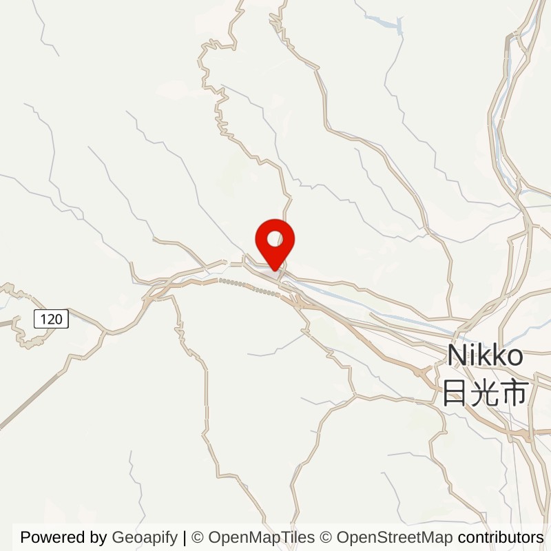 Nikko, Tochigi map