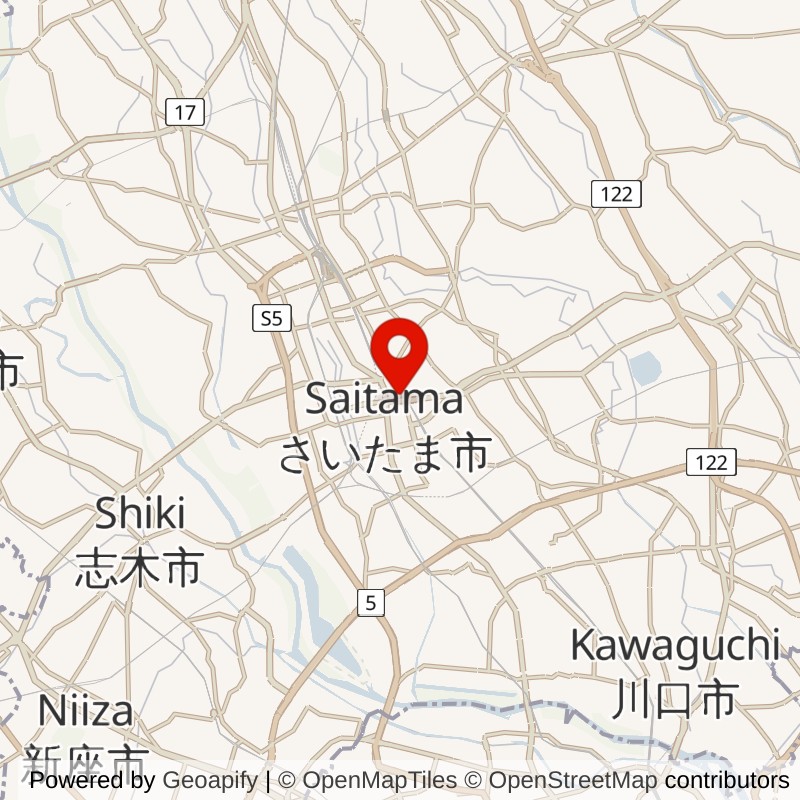 Saitama-shi, Saitama, Japan map