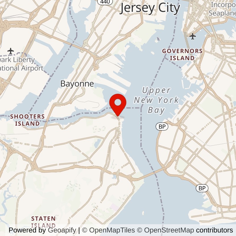 Staten Island Ferry Terminal Lot C map