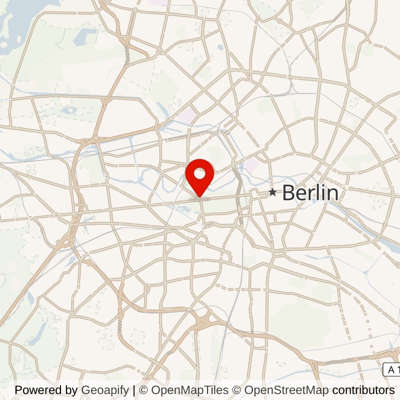 Berlin Siegessäule map