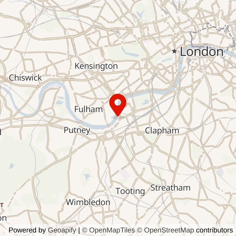 Crowne Plaza London - Battersea map