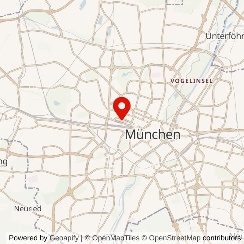 Postpalast München map