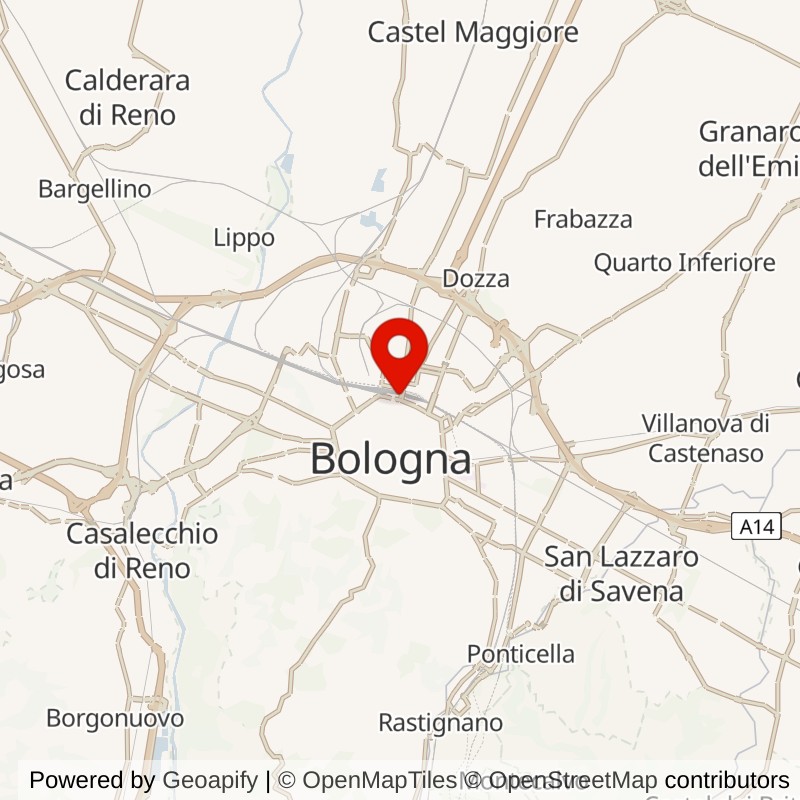 Bologna Centrale map