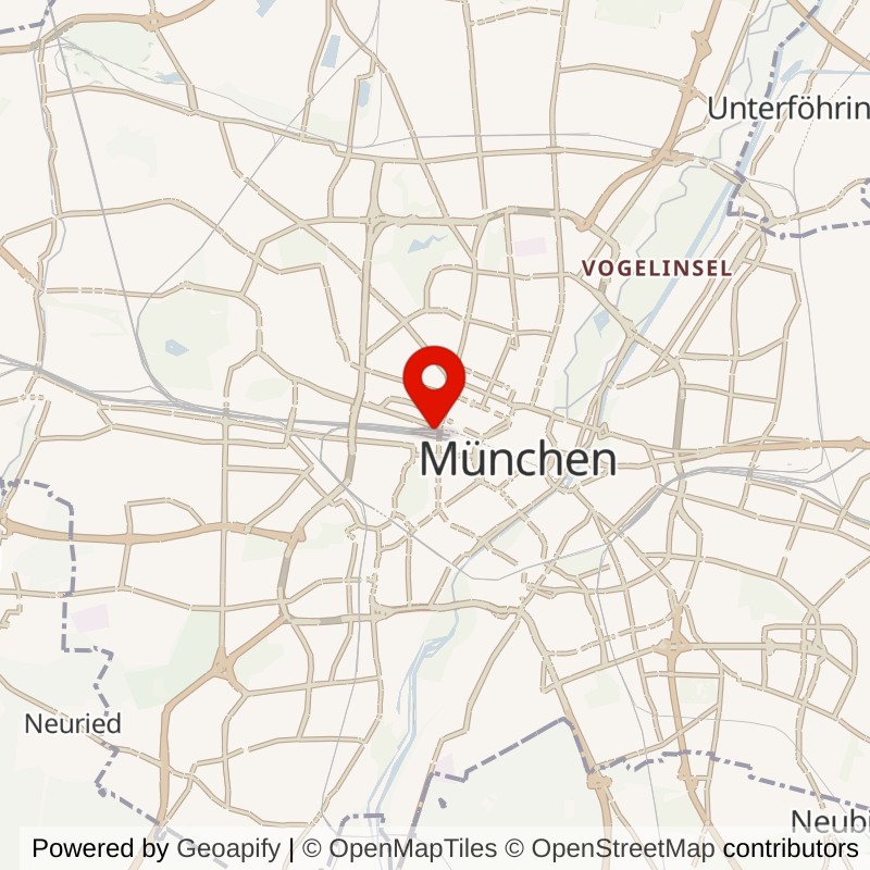 München Hauptbahnhof map