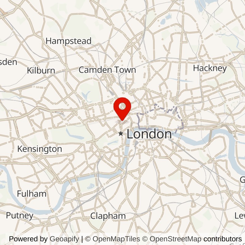 London Graphic Centre map