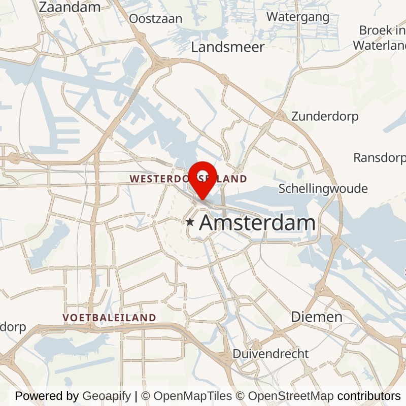Amsterdam Central Station map