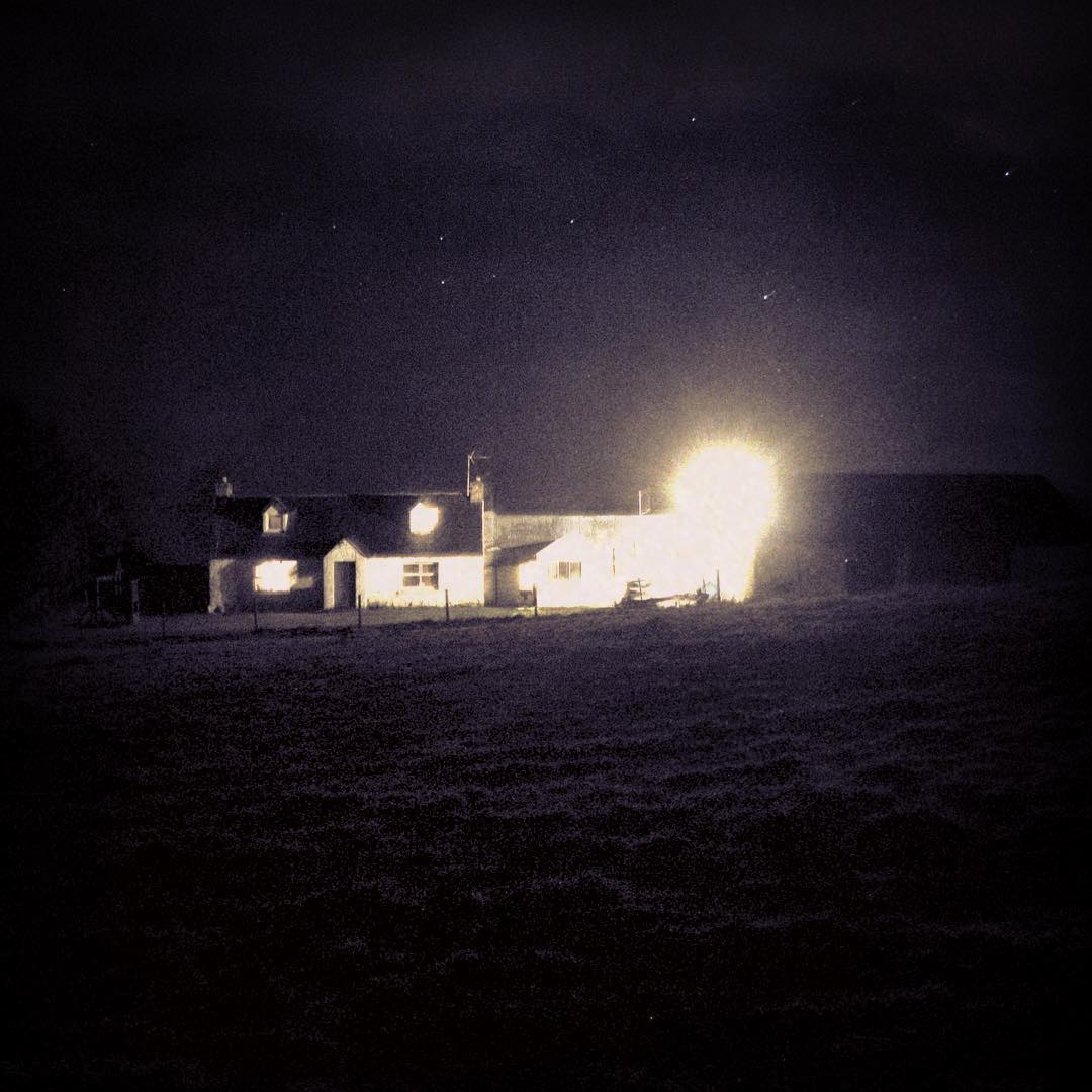 'Night Cottage' - neighbour's house on a new years night walk.
