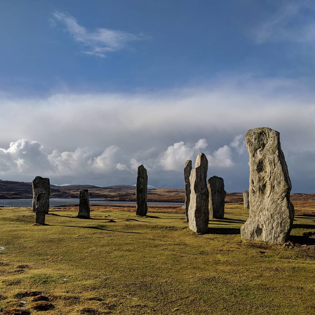 The last time I visited the Callanish Standing Stones it was June, pouring with rain and really busy. This meant I didn't get any good photos.

Today, it was almost deserted and there was great visibility.