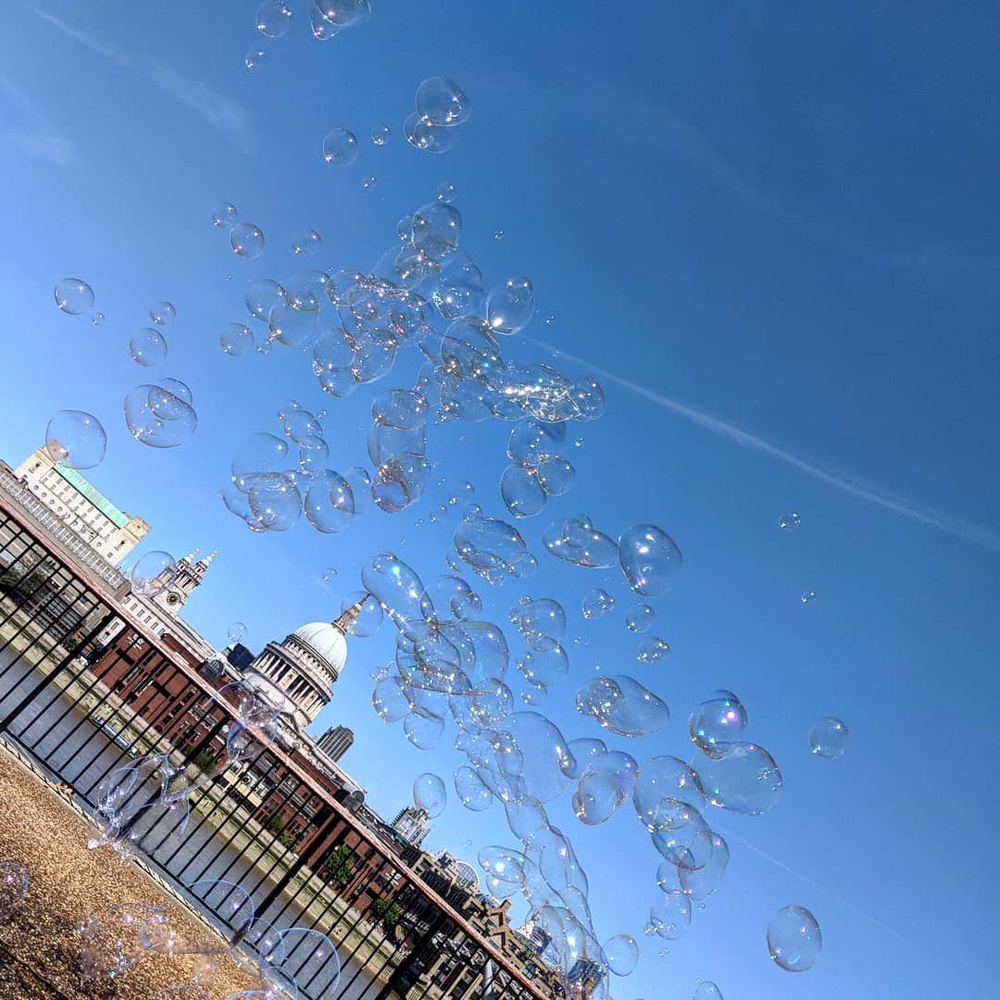 St. Paul's bursting bubbles