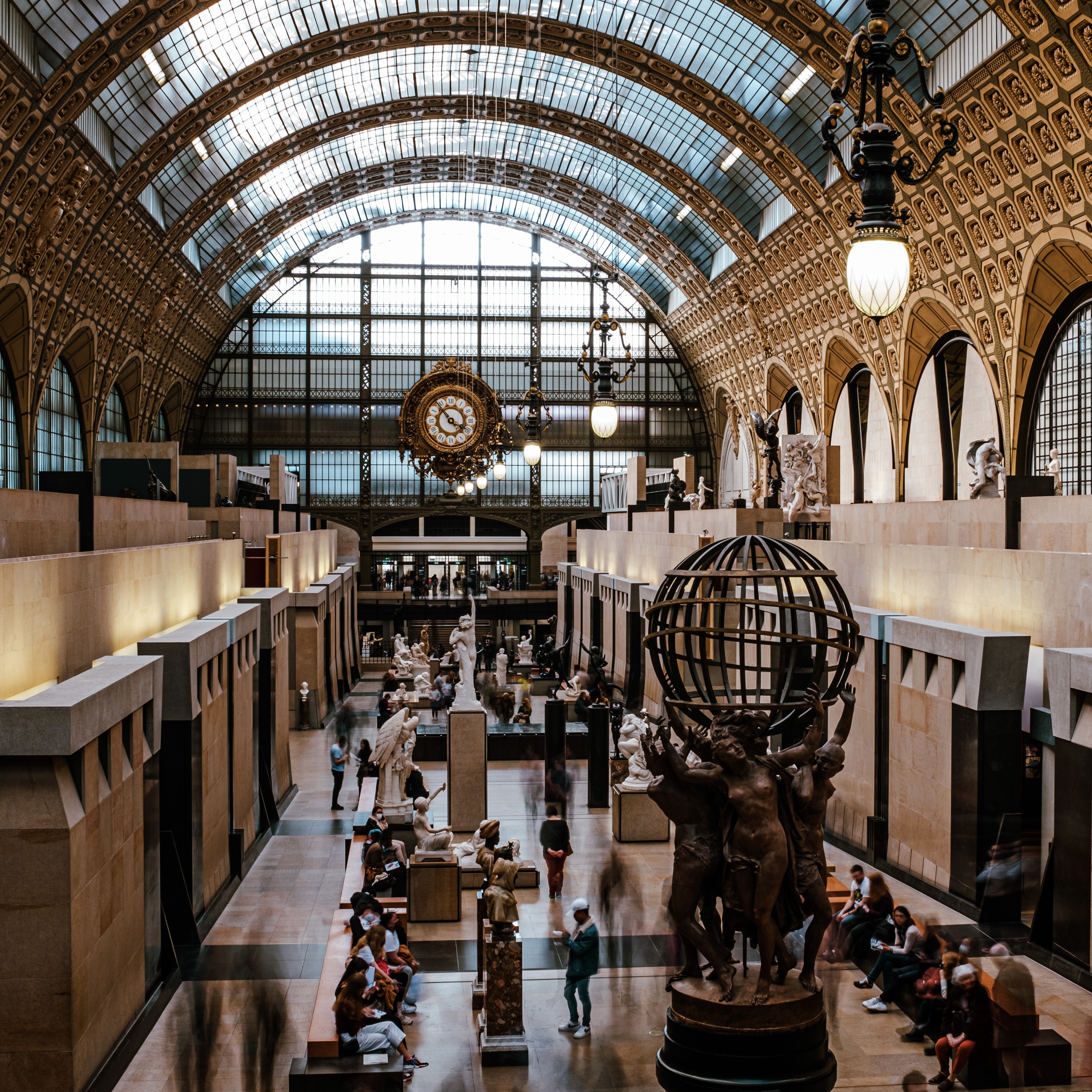 Really appreciated the open space at Musée d'Orsay, and the quiet. 