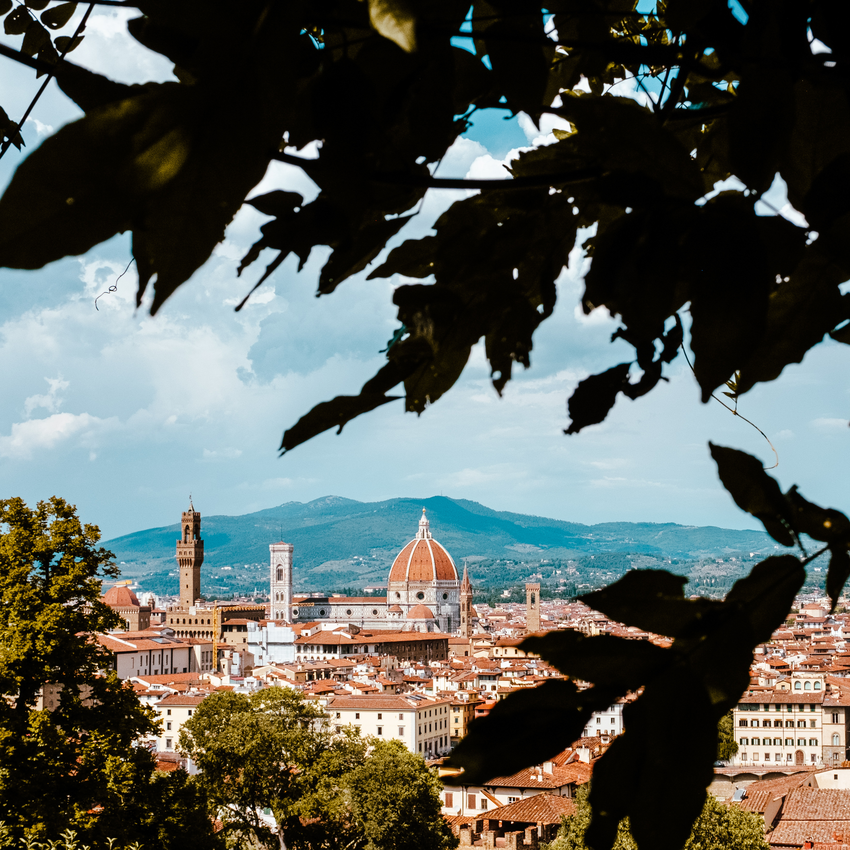 This was our favourite spot in Florence - a place to relax and have a picnic