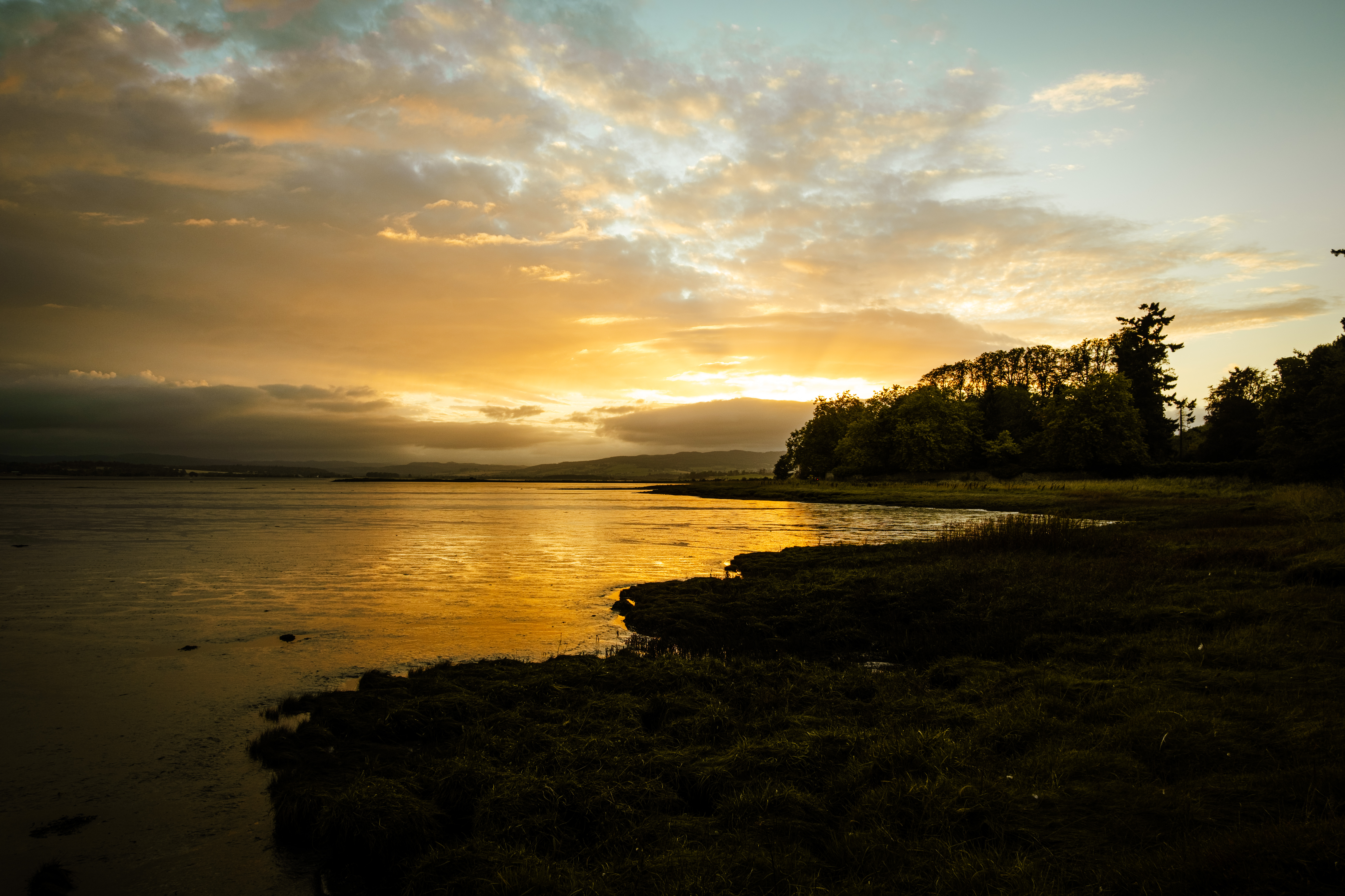 An evening at Redcastle.