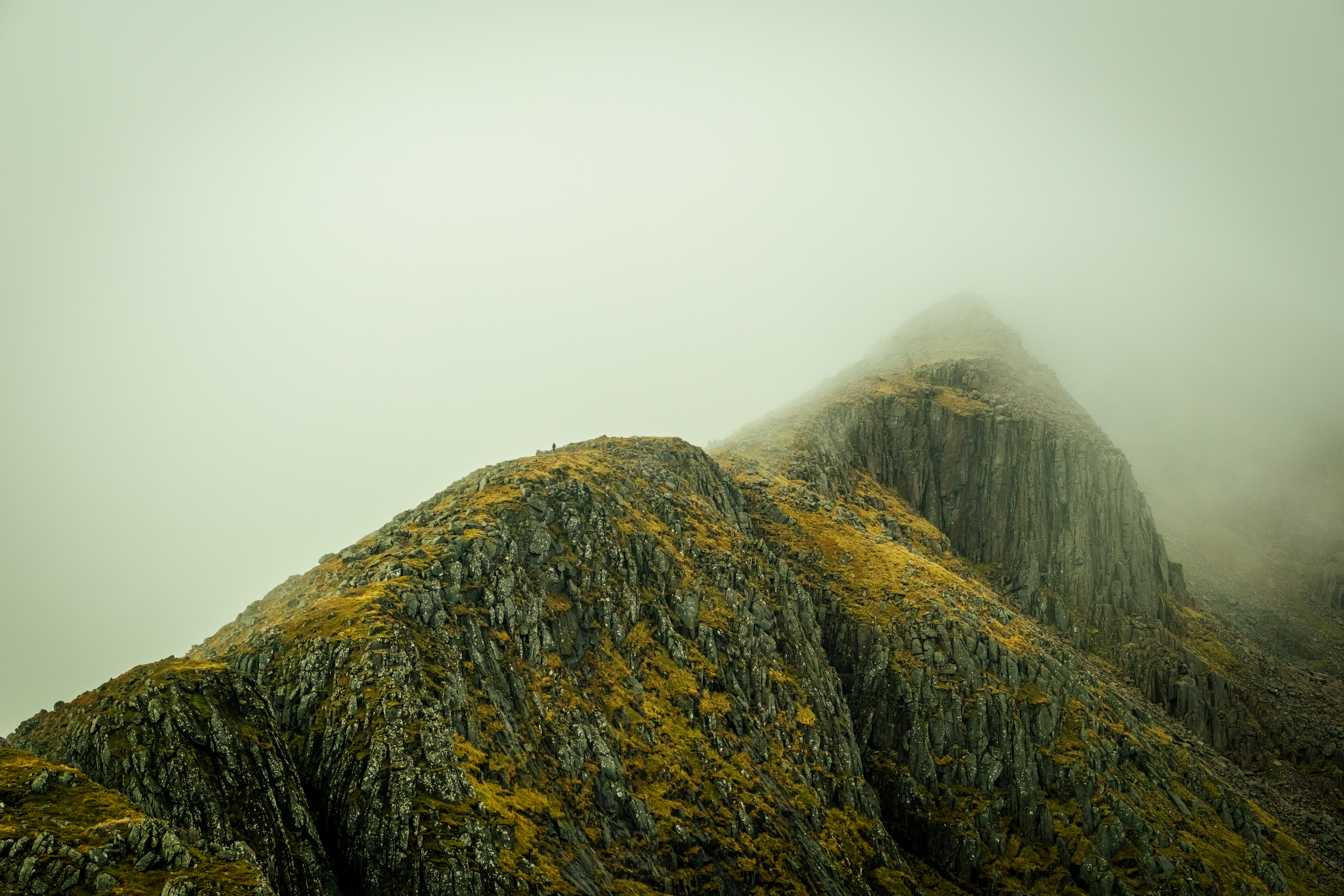 (Part of) Ben Cruachan, in the mist.