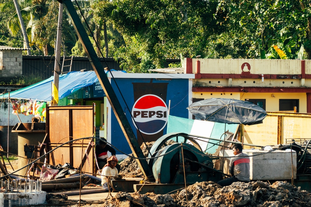 Construction, brought to you by Pepsi.