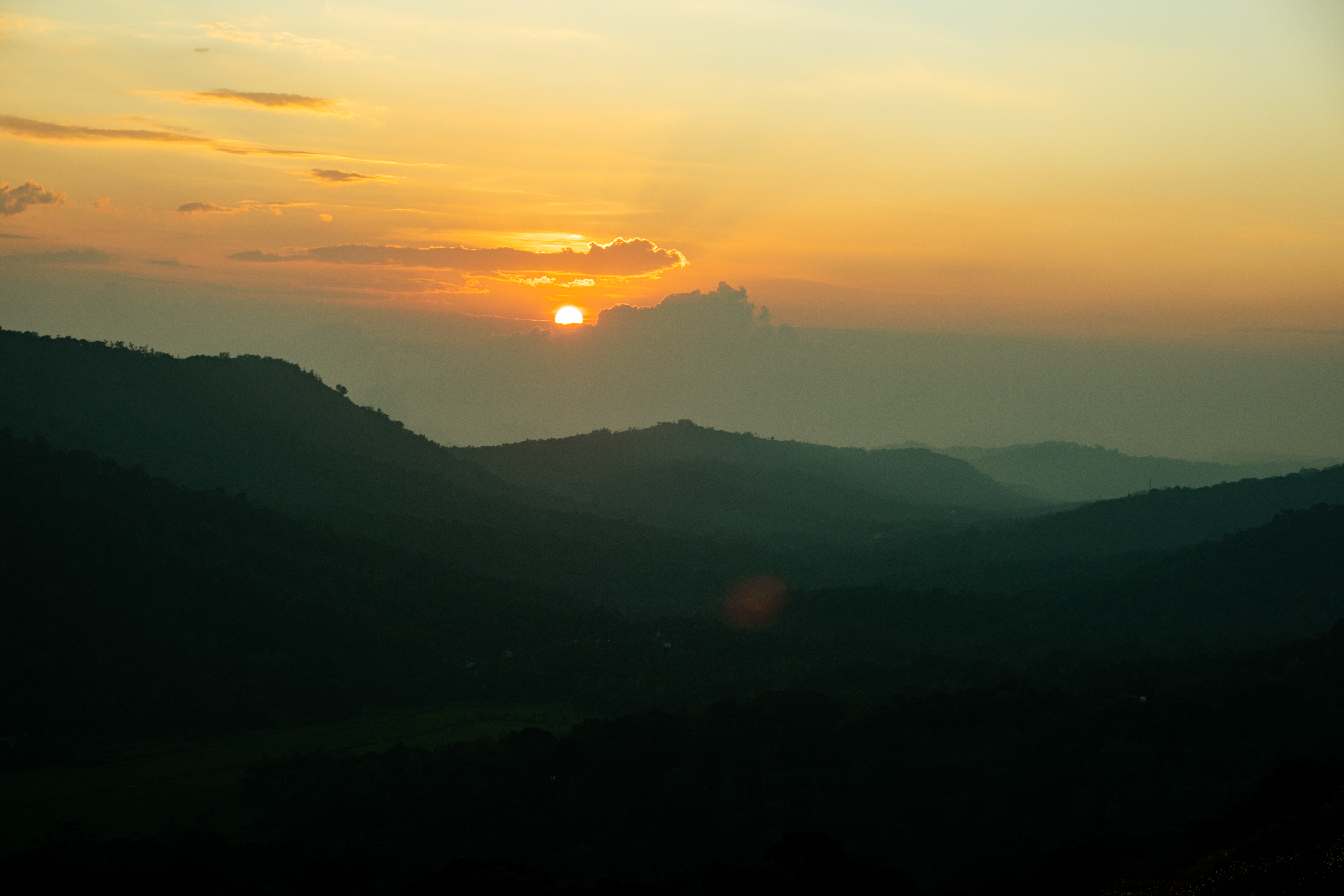 Farewell to the sun on our last evening at the Spice Tree.