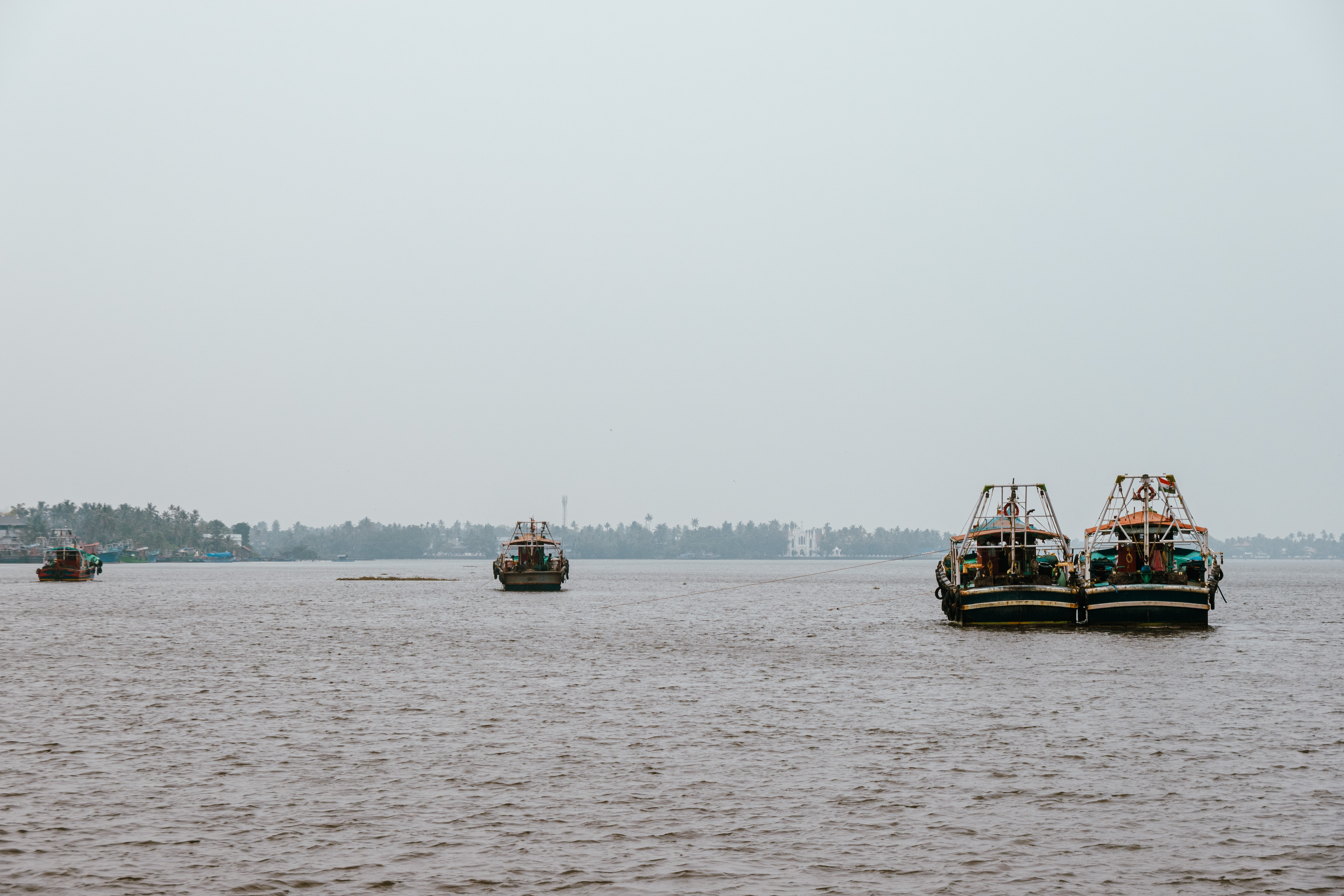 Resting boats.