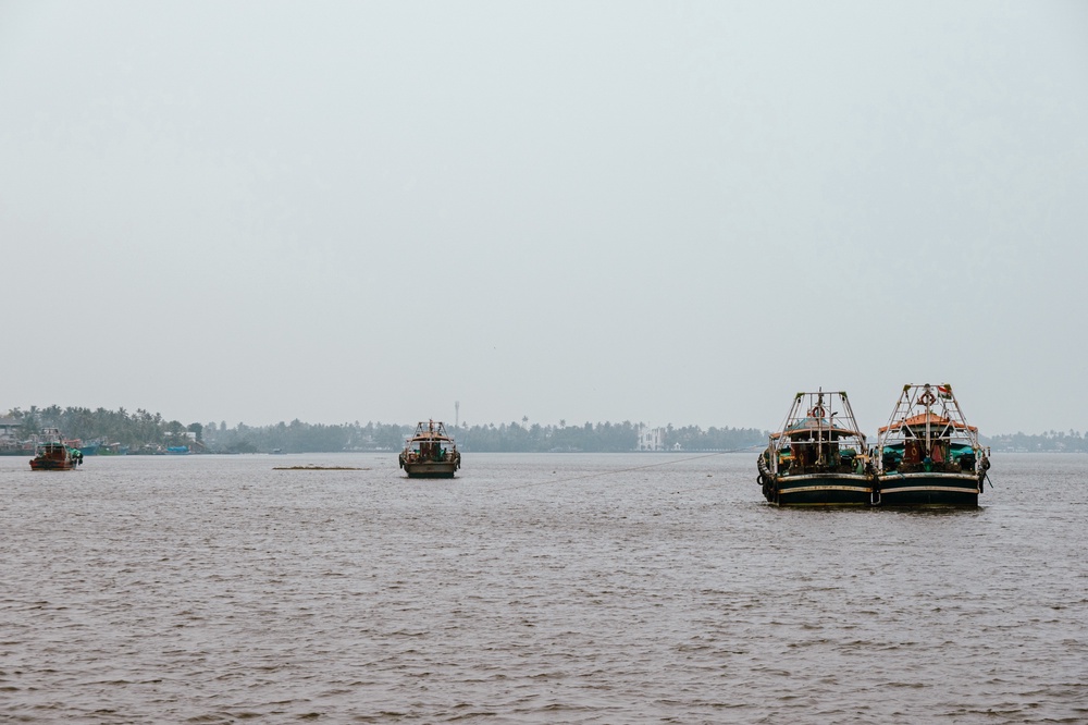 Resting boats.