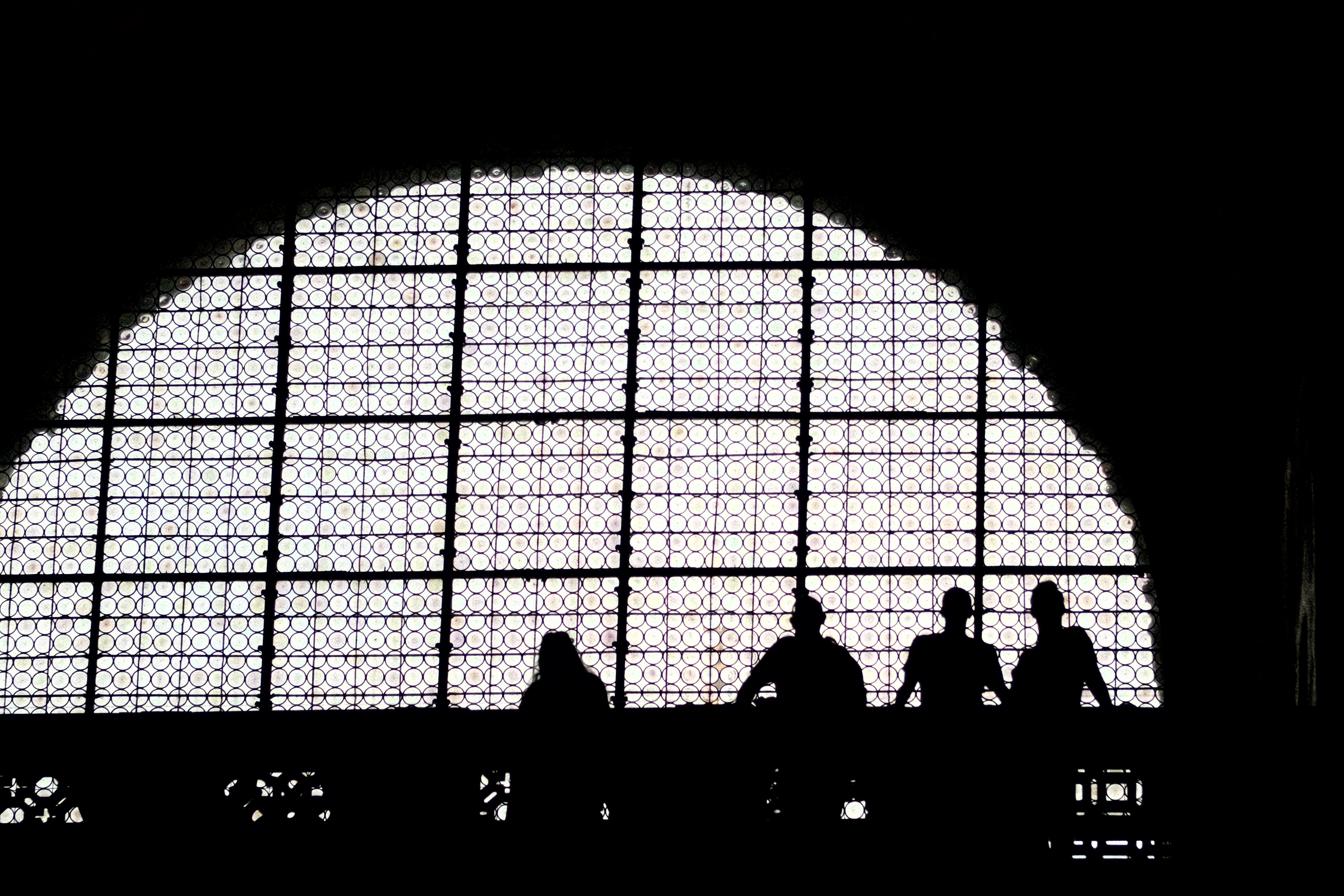 When you realize you're also just a silhouette.