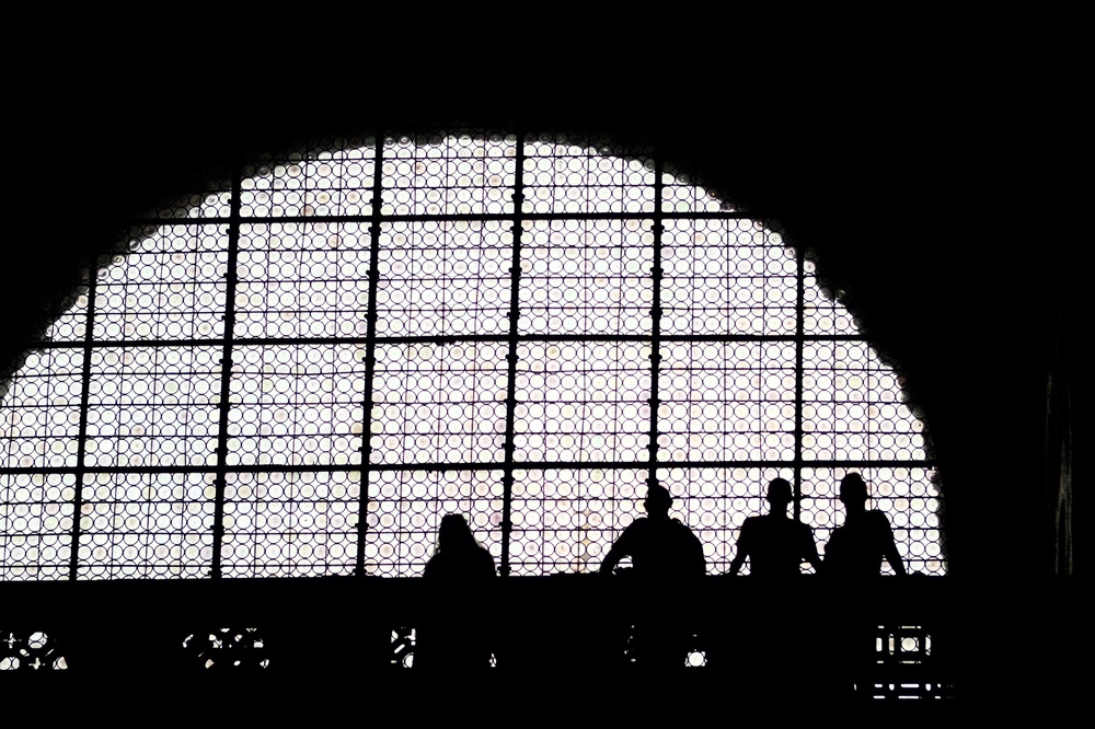 When you realize you're also just a silhouette.