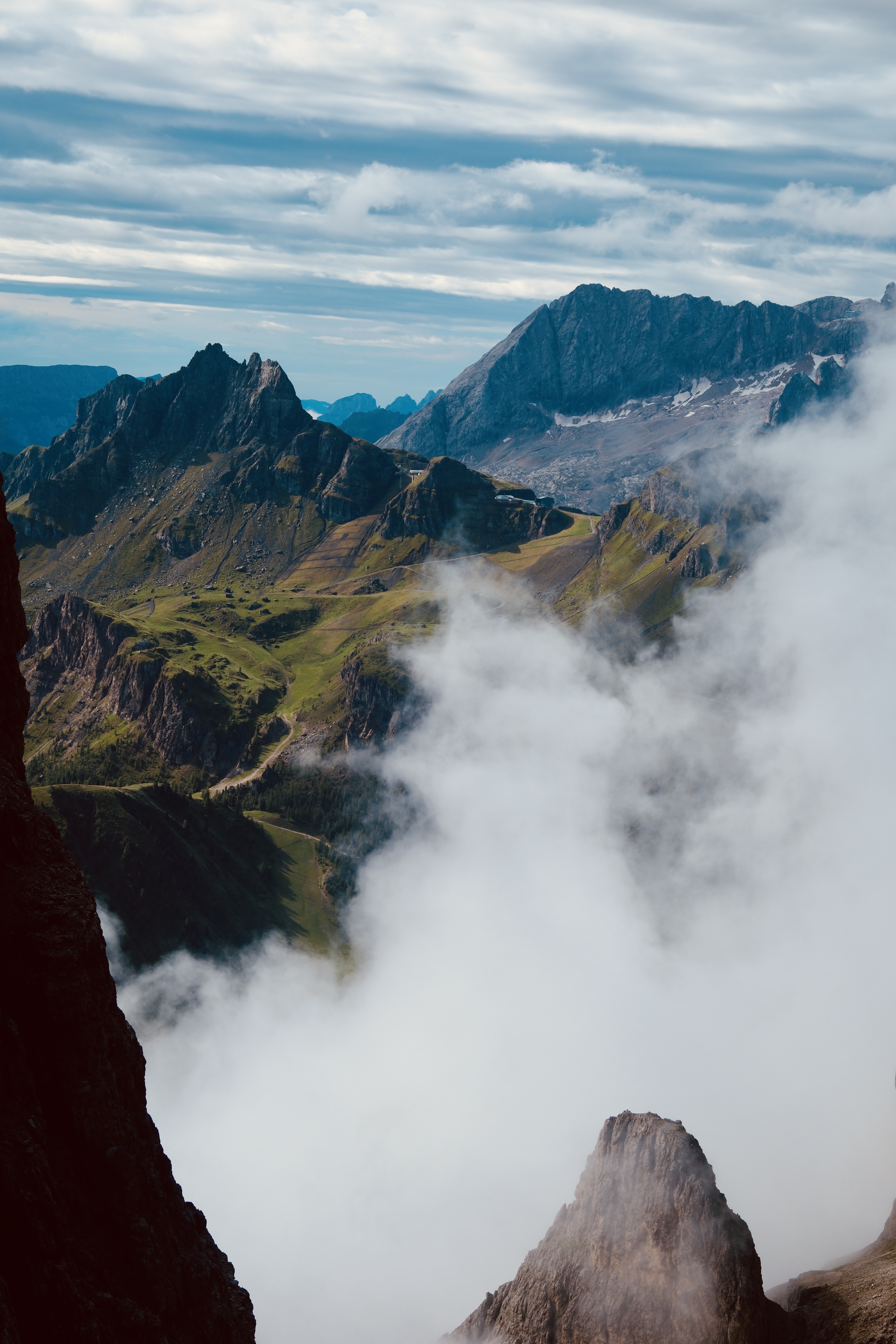 Up and onto Piz Boè, "No Via Ferrata"