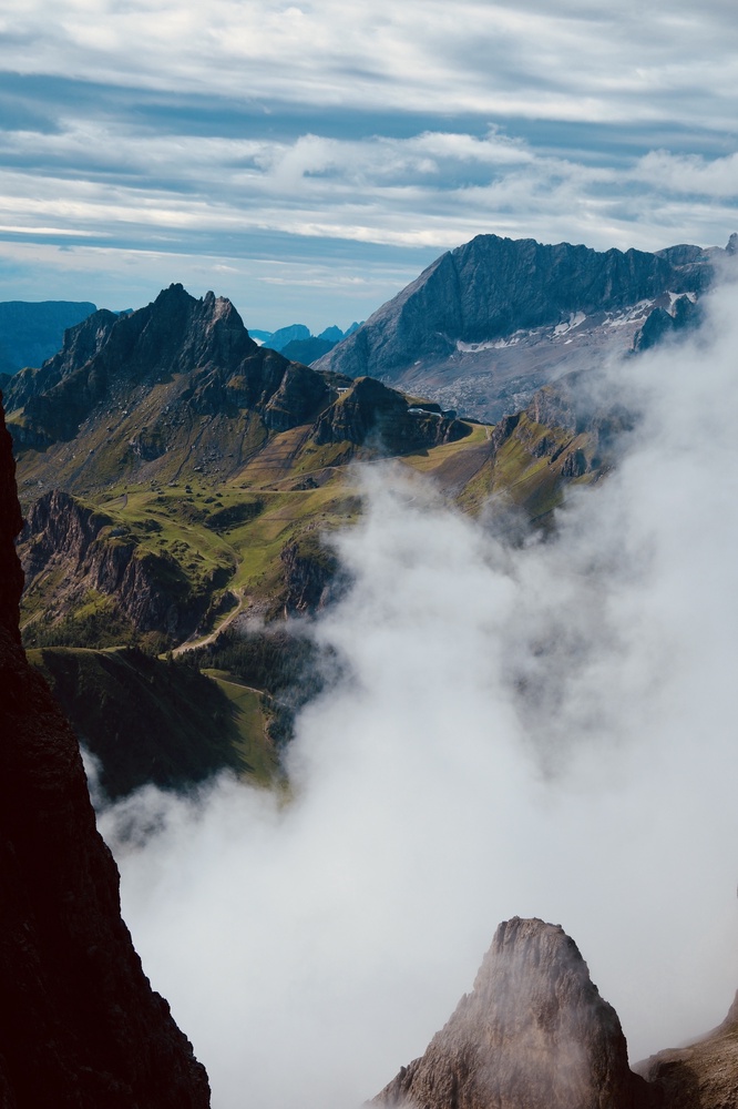 Up and onto Piz Boè, "No Via Ferrata"