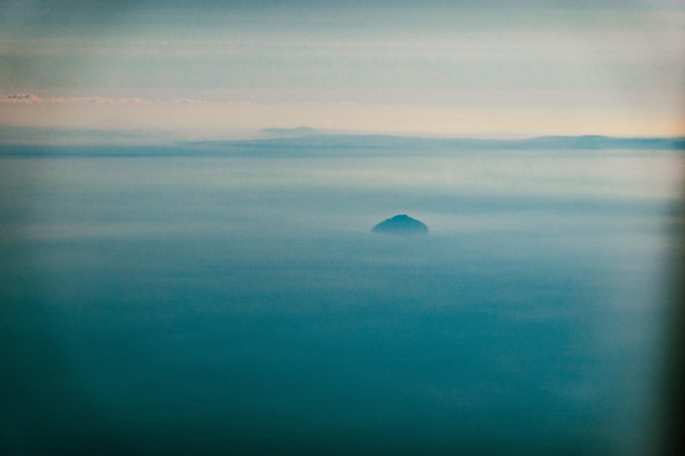 Sometimes it's fun to have a zoom lens, this is [AilsaCraig](https://en.wikipedia.org/wiki/Ailsa_Craig). Remember seeing it from the ferry as a kid.