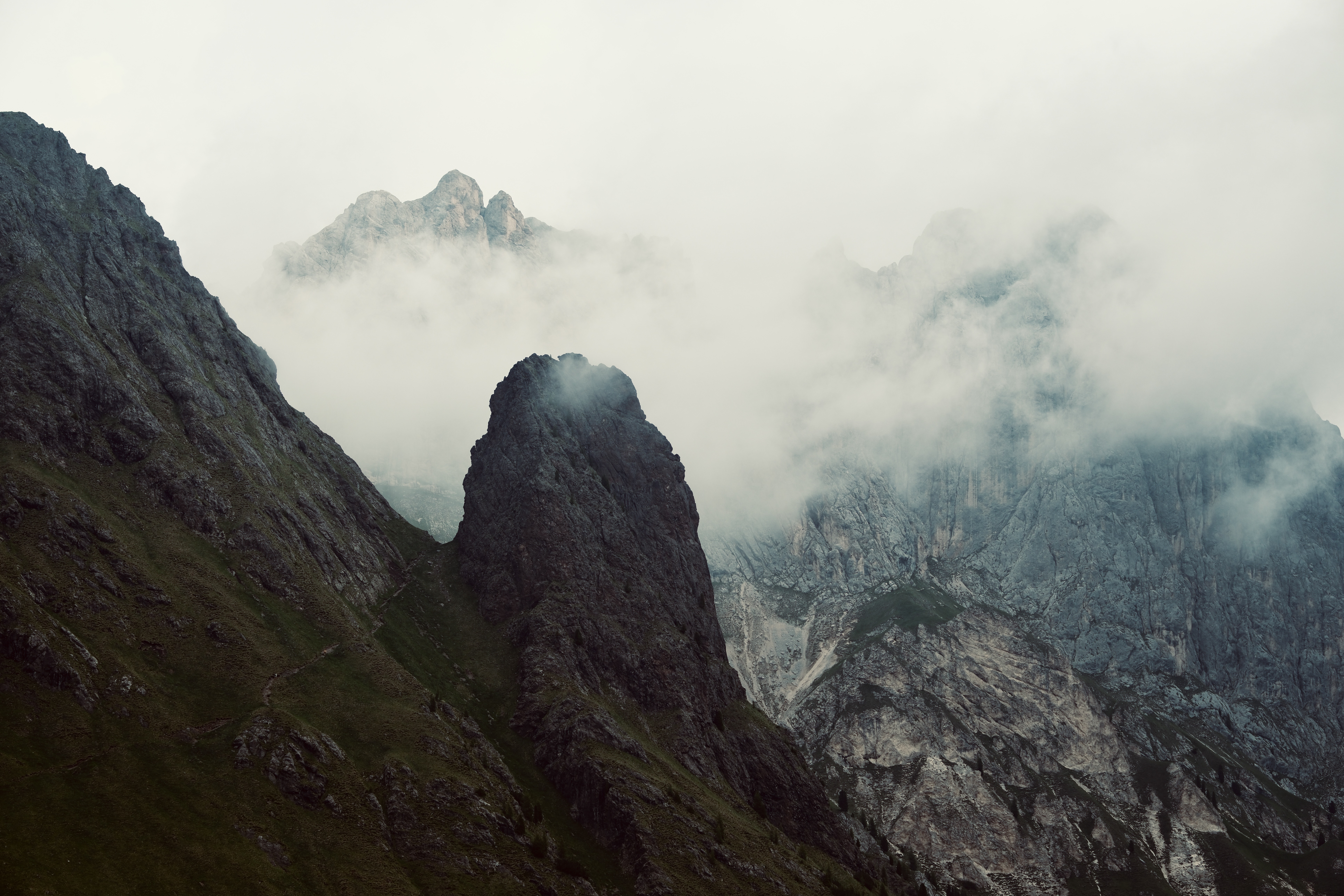 Up and into the misty mountains