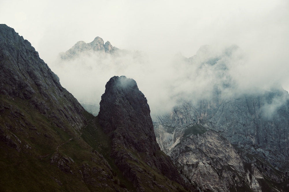 Up and into the misty mountains