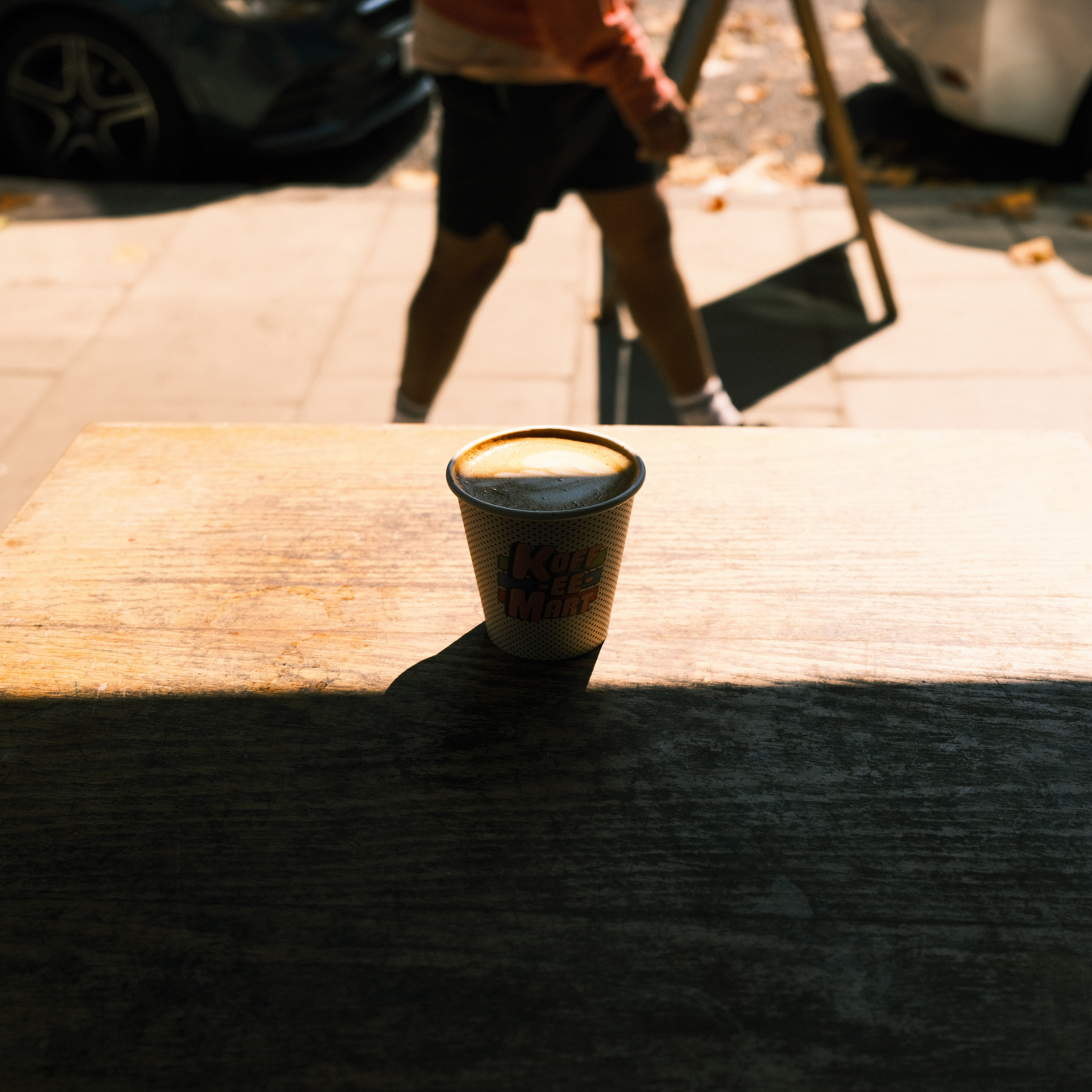 Coffee walk, coffee break.