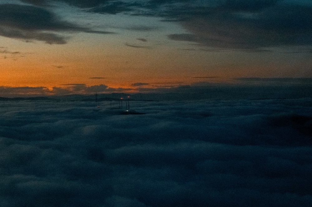 Quickly above the clouds 