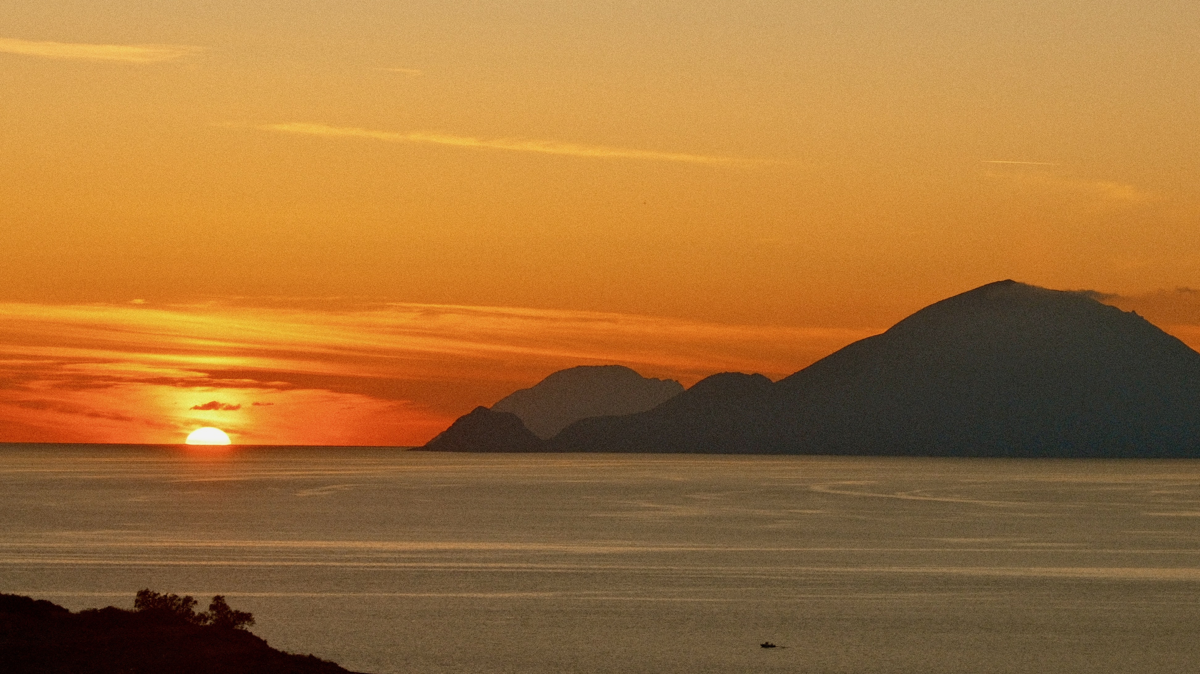 We stayed for the sunset 
