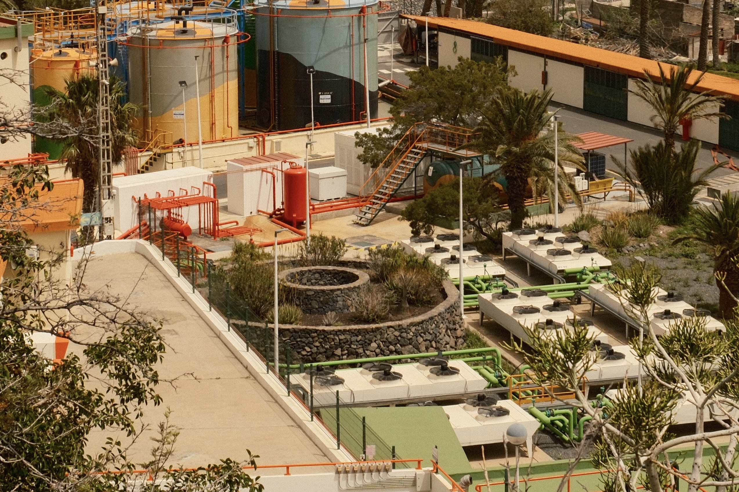 Play park or industrial site, or tech office?