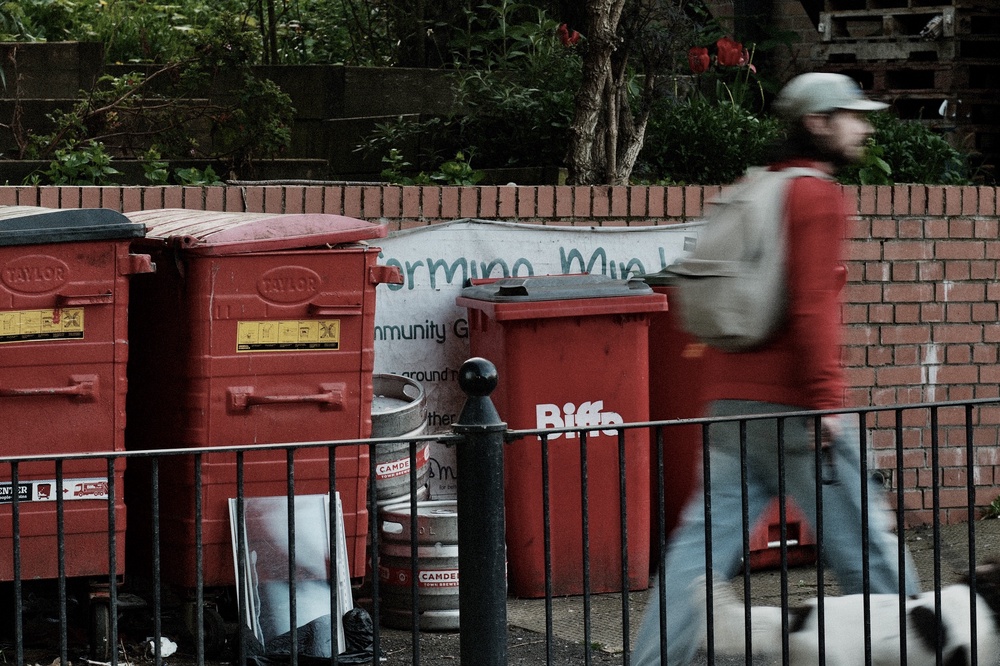 “Red Things” on on route to Finsbury Park